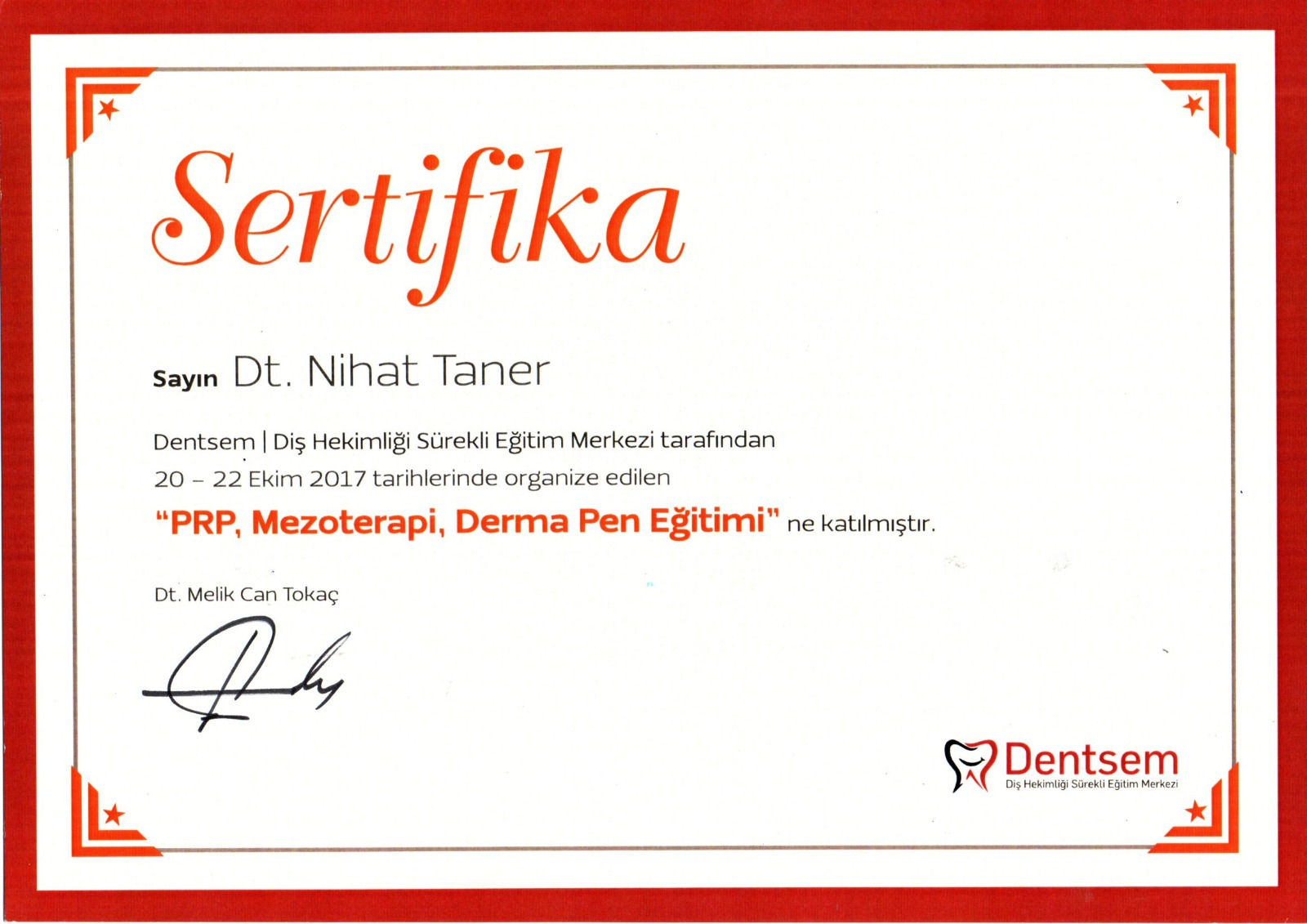 PRP, Mezoterapi, Derma Pen Eğitimi