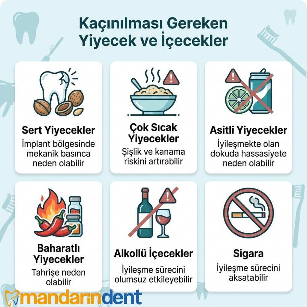 implant sürecinde beslenme
