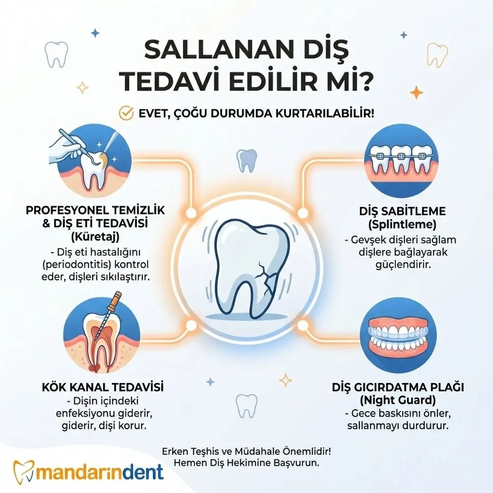 yetişkinlerde sallanan diş tedavisi